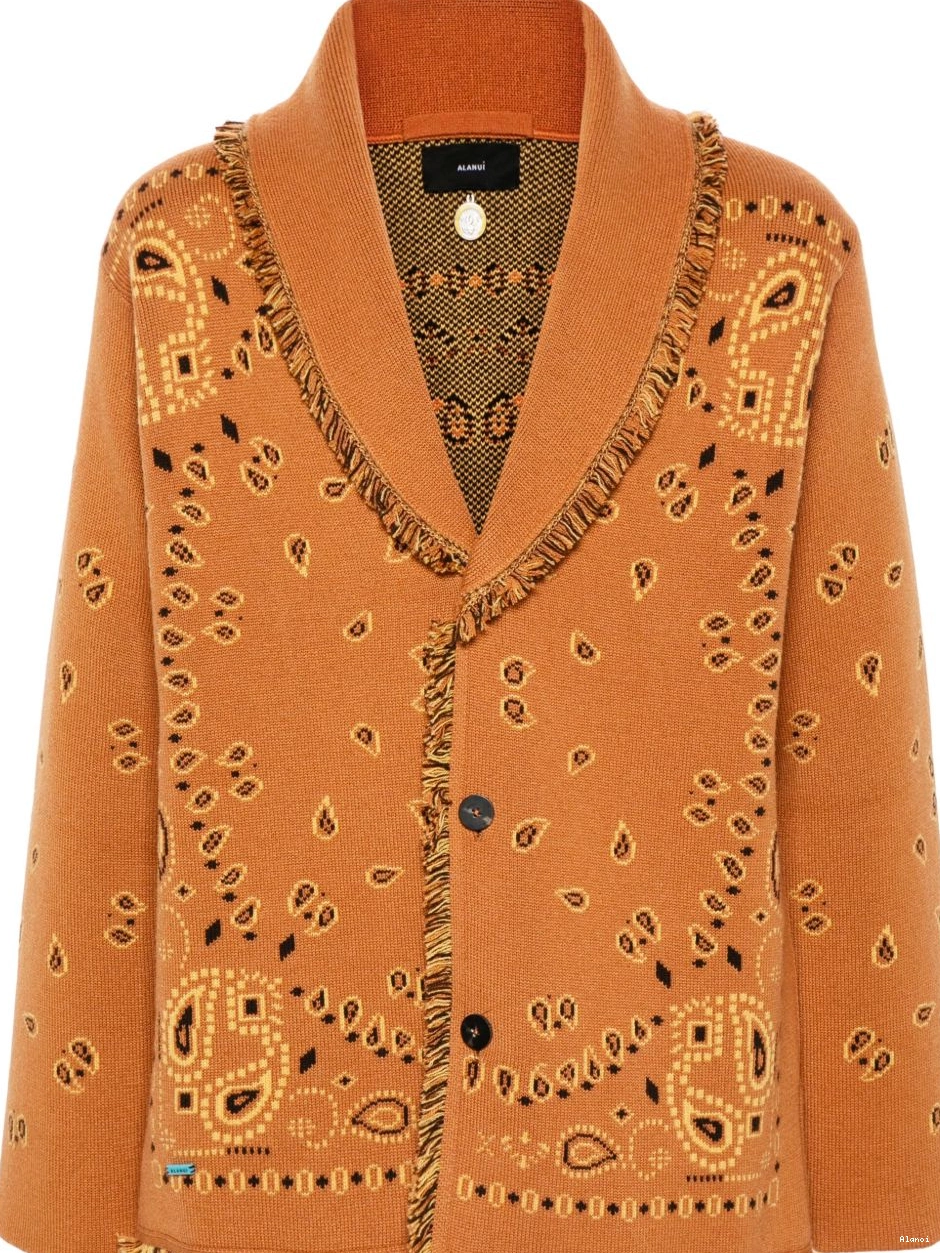 Alanui cashmere bandana-jacquard cardigan Women 0429